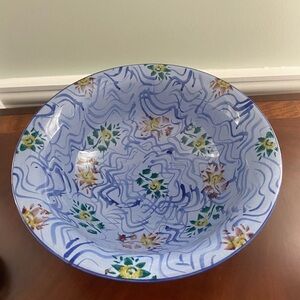 Tiffany & Co. Alfama pattern blue ceramic bowl